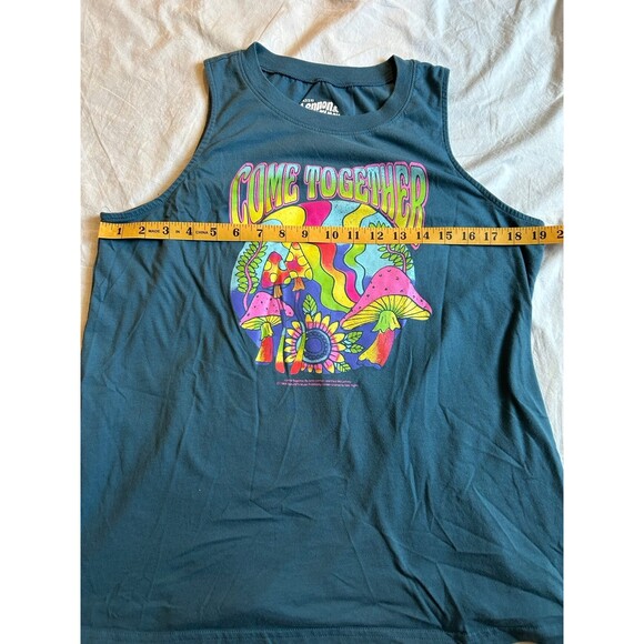 Lyrics by Lennon and McCartney All You Need is Love Sleeveless Tshirt Size XL - Picture 6 of 7